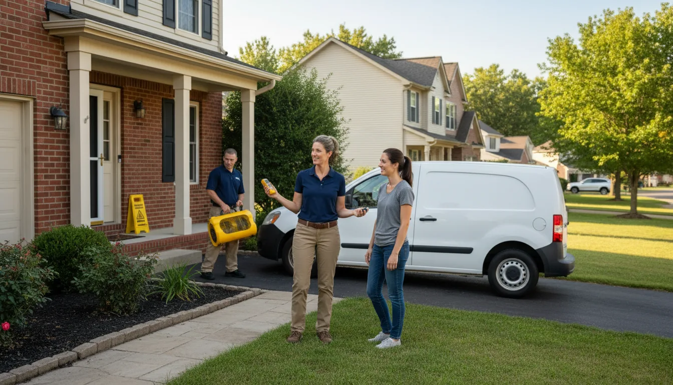 Water restoration image for Dehumidification And Cleanup Services in Wolford, ND